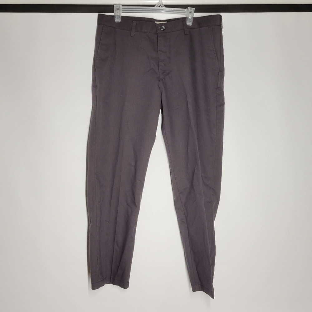 Lee Gray Chinos Flat Front Pants
